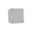 KÖTŐDOBOZ PERFORÁLT OLDALFALLAL 107X107X60 MM IP65