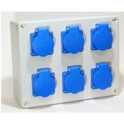 SZERELT DOBOZ 6x 2P+F