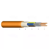   NHXH E90 3x 1,5 narancs 0,6/1kV tűzálló erőátviteli kábel halogénmentes