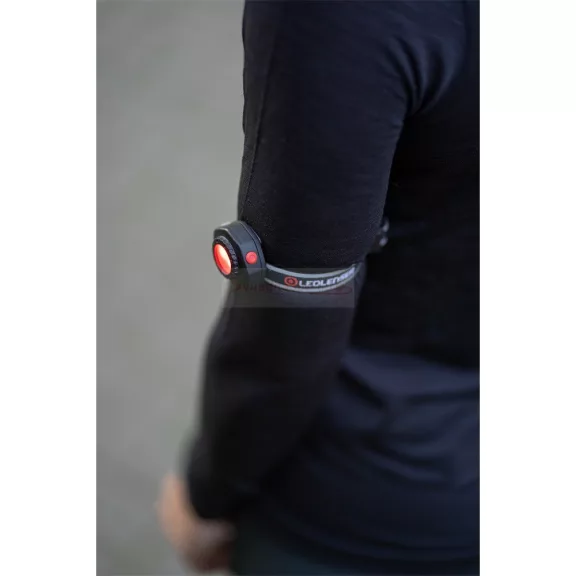 LEDLENSER CU2R tölthető jelzőlámpa futáshoz Li-ion/ Fekete