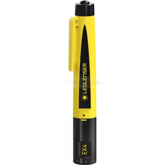 LEDLENSER EX4 Robbanásbiztos ATEX lámpa 50 lm, CRI70, 0/20 zóna, 2xAAA