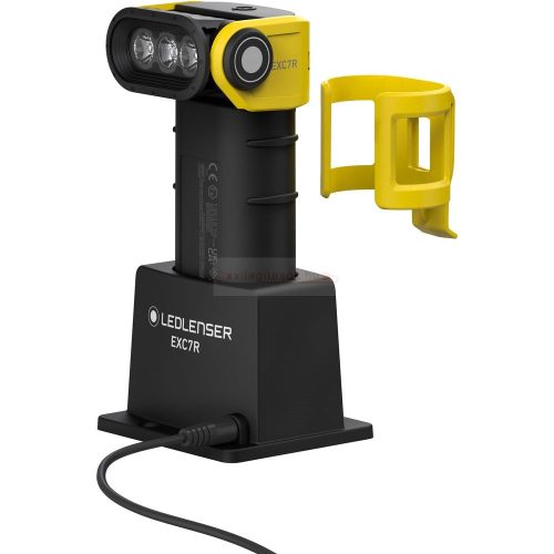 LEDLENSER EXC7R 400lm/240m, Li-ion, 0/21 zóna tölthető robbanásbiztos pipalámpa, töltőállomás