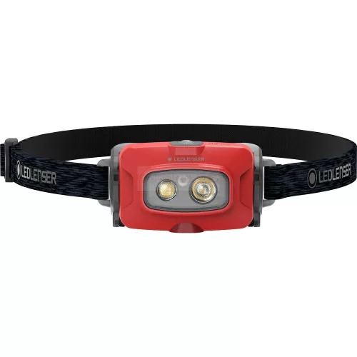 LEDLENSER HF4R Core 500lm/130m, Li-ion, tölthető fejlámpa, piros