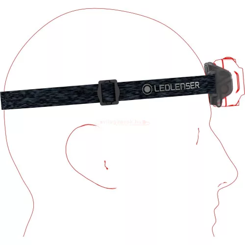 LEDLENSER HF4R Core 500lm/130m, Li-ion, tölthető fejlámpa, piros
