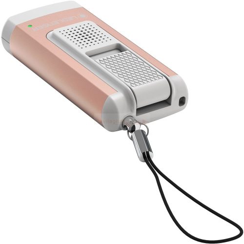 LEDLENSER K6R safety tölthető kulcstartós lámpa/riasztóval Li-ion 400lm rózsa-arany