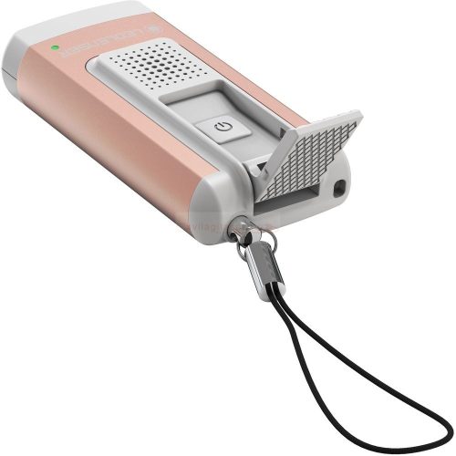 LEDLENSER K6R safety tölthető kulcstartós lámpa/riasztóval Li-ion 400lm rózsa-arany