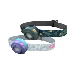   LEDLENSER Kidled4R tölthető fejlámpa gyerekeknek 40lm 1xLi-ion lila