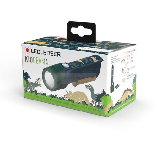 LEDLENSER Kidbeam4 rúdlámpa gyerekeknek 70lm zöld 2xAAA