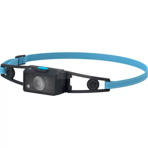 LEDLENSER NEO1R 250lm tölthető futó-túra fejlámpa 80m Li-ion/ Fekete/kék