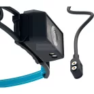LEDLENSER NEO1R 250lm tölthető futó-túra fejlámpa 80m Li-ion/ Fekete/kék