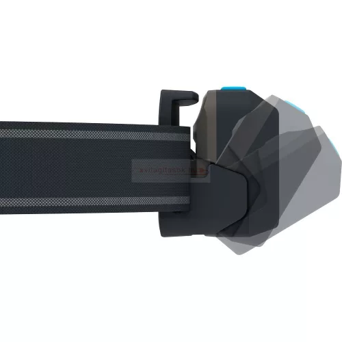 LEDLENSER NEO5R 600lm tölthető futó-fejlámpa 100m Li-ion/ Fekete/kék