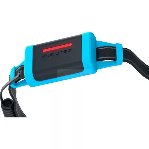 LEDLENSER NEO5R 600lm tölthető futó-fejlámpa 100m Li-ion/ Fekete/kék