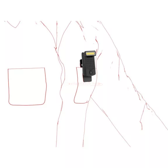 LEDLENSER W1R Work csíptethető tölthető lámpa 220lm 1xLi-ion
