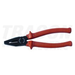 Kombinált fogó, normál, piros nyél L=205mm, 350g (8)