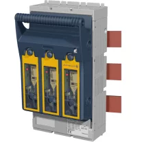   Vízsz. Szakaszolókapcsoló-biztosító, 60mm-es gyűjtősínre 3P AC 690V, DC 440V, 630A, 3P, 3
