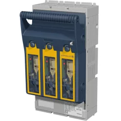   Vízszintes szakaszolókapcsoló-biztosító, szerelőlapra, 3P AC 690V, DC 440V, 630A, 3P, 3