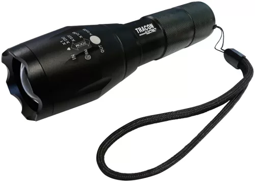 Akkumulátoros ledes kézi lámpaállítható fókusszal 4,5 W, 500 lm, 3 h, 3,7 V, 1500 mAh 18650 Li-Ion