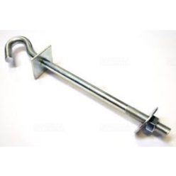 Fali horog átmenő 280mm