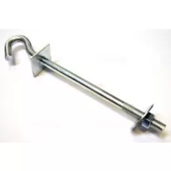 Fali horog átmenő 380mm