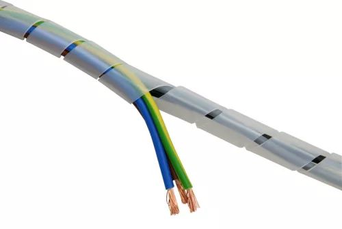 Vezetékösszefogó szalagspirál, natúr dmin-dmax=4-20mm, PE