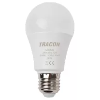 Gömb búrájú LED fényforrás E27, 12W, 3000K