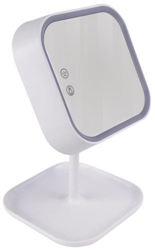 Sminktükör LED világítással 100-240 VAC, 50Hz, 8 W, 150 lm, 6000 K,3,7V 1000mAh Li-Ion