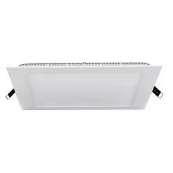   Négyzet alakú, süllyeszthető LED panel 220-240 VAC, 12 W, 1160 lm, 172×172 mm, 4000 K, IP40, EEI=F