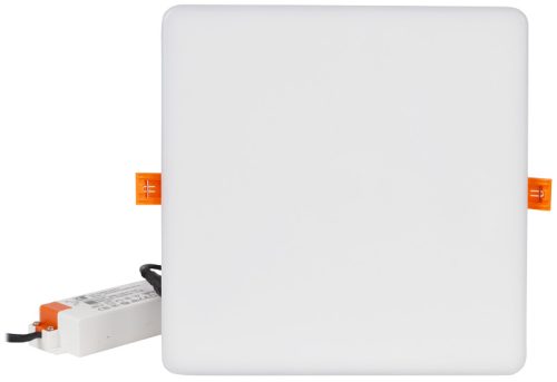 Védett, beépíthető LED mélysugárzó, négyzetes 230 VAC, 20 W, 4000 K, 1700 lm, IP66, EEI=F