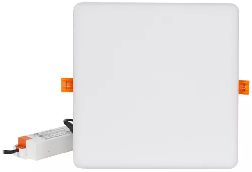 Védett, beépíthető LED mélysugárzó, négyzetes 230 VAC, 28 W, 4000 K, 2380 lm, IP66, EEI=F