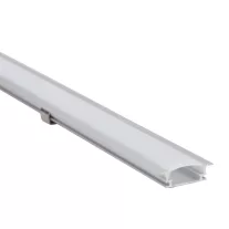   Alumínium profil LED szalagokhoz, lapos, besüllyeszthető W=10mm