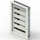 Legrand XL3 S 160 5x24 mod. (120 mod) süllyesztett előszerelt elosztószekrény 337225