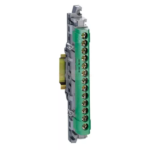 Sorkapocssín PE szigetelt 1x6-25+12x1,5-16mm2 zöld 100A réz kezeletlen Lexic LEGRAND