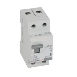  Áram-védőkapcsoló (Fi-relé) analóg 1P+N 40A 30mA A-típus 10kA RX3 LEGRAND