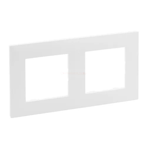 Legrand Niloé Step kettes vízszintes és függőleges keret fehér