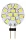 LED lámpa G4 (2,2 W/180°) meleg fehér