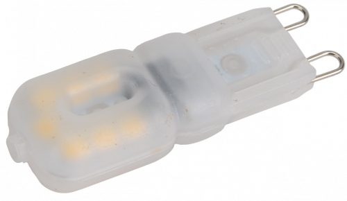 LED fényforrás műanyag házban G9, 2,5W, 4000K