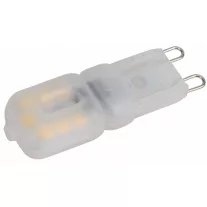 LED fényforrás műanyag házban G9, 2,5W, 2700K