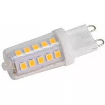 LED fényforrás műanyag házban G9, 3W, 2700K