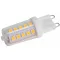LED fényforrás műanyag házban G9, 3W, 2700K