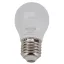 Gömb burájú LED fényforrás SAMSUNG chippel E27, 5W, 3000K