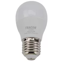   Gömb burájú LED fényforrás SAMSUNG chippel E27, 8W, 3000K