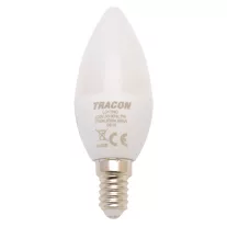 LED lámpa E14  (7W/250°) Gyertya  meleg fehér
