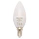 LED lámpa E14  (7W/250°) Gyertya  meleg fehér