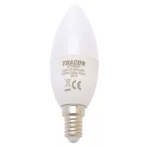 LED lámpa E14  (8W/250°) Gyertya  meleg fehér