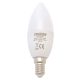 LED lámpa E14  (8W/250°) Gyertya  meleg fehér
