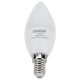 Gömb burájú LED fényforrás SAMSUNG chippel E14, 5W, 3000K