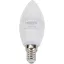 Gyertya burájú LED fényforrás SAMSUNG chippel E14, 8W, 4000K