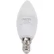 Gömb burájú LED fényforrás SAMSUNG chippel E14, 8W, 3000K