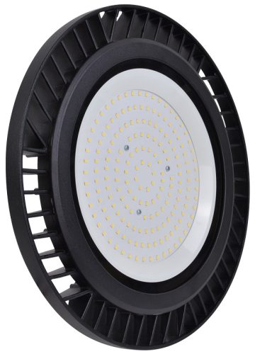 LED csarnokvilágító, kültéri,UFO forma 220-240 VAC, 200W, 16000 lm, 4500 K, 30000 h, IP65, EEI=G