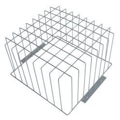   Labdavédő rács LHB csarnokvilágítóhoz LHBU, LHBA, LHBE 480x480x250mm